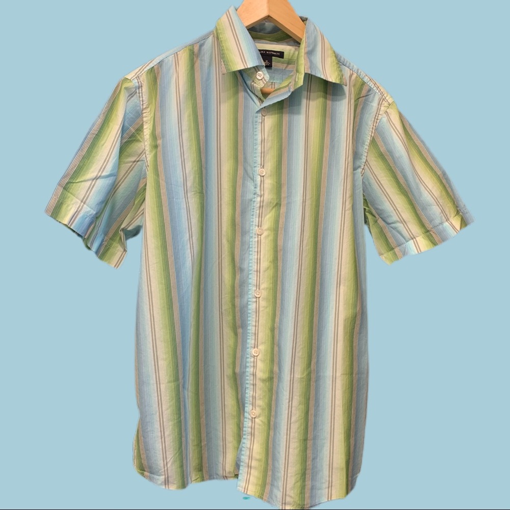 🥂2xHP🥂 Banana Republic Short Sleeve Button Up